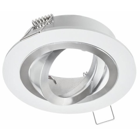 Oprawa OPAL - biała piaskowana [srebrny ring]_1
