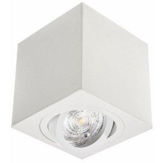Oprawa natynkowa CUBE biała kwadratowa