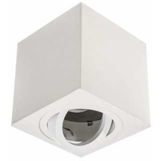 Oprawa natynkowa CUBE biała kwadratowa