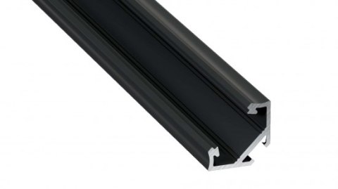 Profil aluminiowy LED typ C czarny anodowany 1 m