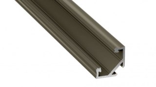 Profil aluminiowy LED typ C inox anodowany 1 m