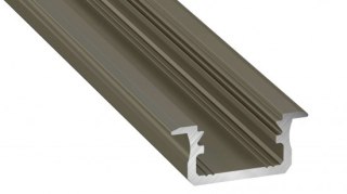 Profil aluminiowy LED typ B inox anodowany 1 m