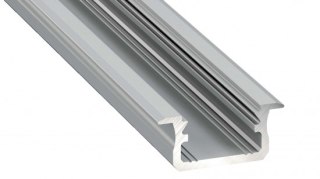 Profil aluminiowy LED typ B srebrny anodowany 1 m
