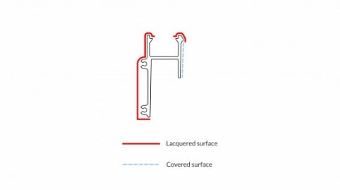 Profil aluminiowy LED APA12 biały lakierowany 1m
