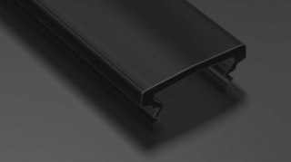 Klosz do profilu LED High PMMA Czarny 1 m