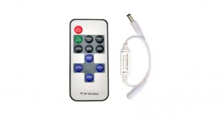 Ściemniacz LED 12V 72W 11 przycisków pilot RF+wtyk