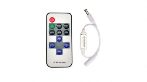 Ściemniacz LED 12V 72W 11 przycisków pilot RF+wtyk