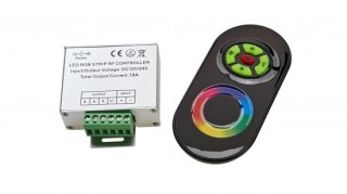Sterownik LED RGB 12V 216W dotykowy (5p.+ panel) RF