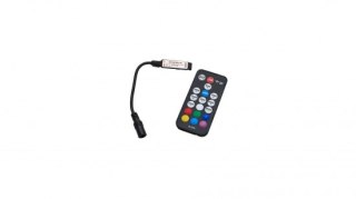 Sterownik LED RGB 12V 72W 18 przycisków mini RF Black