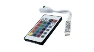 Sterownik LED RGB do taśm LED 3x2A 12V + pilot IR MINI Biały