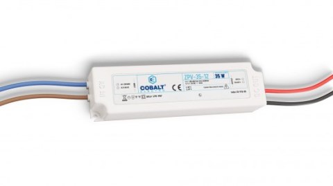 Zasilacz impulsowy CobaltElectro  ZPV 12V 36W IP67