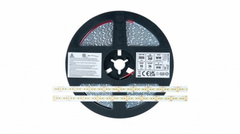 Taśma LED 240 SMD 2835 15W 24V 6500K 1380lm CRI90 IP20