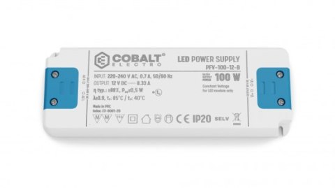 Zasilacz meblowy LED CobaltElectro PFV 12V 100W IP20 B