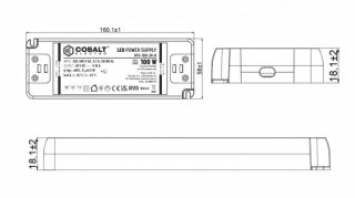 Zasilacz meblowy LED CobaltElectro PFV 24V 100W IP20 B