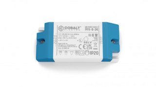 Zasilacz meblowy LED CobaltElectro PFV 24V 8W IP20 B
