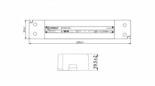 Zasilacz meblowy LED CobaltElectro PLV 24V 100W IP20 B