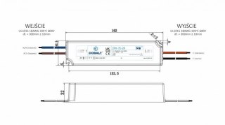 Zasilacz hermetyczny CobaltElectro ZPV 12V 72W IP67
