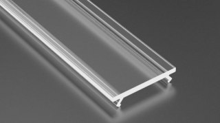 Klosz do profilu LED Basic PC Transparentny 1 m