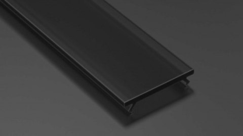 Klosz do profilu LED Basic PMMA Czarny 1 m