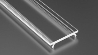 Klosz do profilu LED Basic PMMA Transparentny 1 m