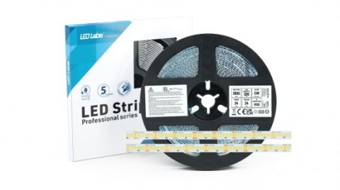 Taśma LED 320 SMD 2835 24W 24V 6500K 3115lm CRI90 IP20