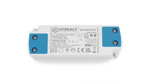 Zasilacz meblowy LED Cobalt Electro PFV 12V 15W IP20 B