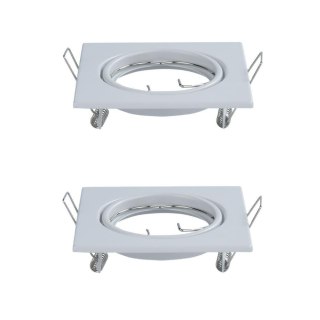 Oczko V-TAC GU10 kwadrat ruchome białe (opak. 2 szt) VT-817-SQ-W 3 lata gwarancji