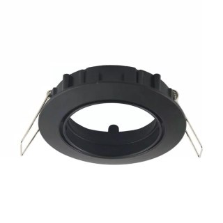 Oczko V-TAC GU10 okrągłe ruchome czarne VT-779-BL