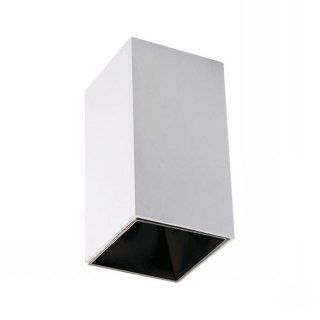Oprawa sufitowa V-TAC GU10 kwadrat natynkowa biały+czarny 74x74x140mm VT-882-Q 3 lata gwarancji