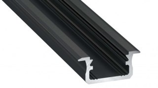 Profil aluminiowy LED typ B czarny anodowany 1 m
