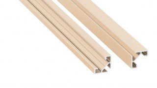 Profil aluminiowy LED typ AJAR Light Ivory lakierowany 1 m