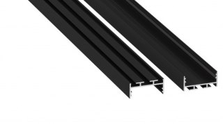 Profil aluminiowy LED typ ARIA czarny anodowany 1 m