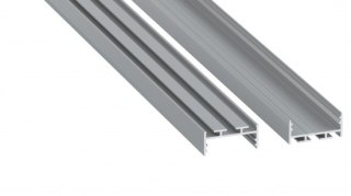 Profil aluminiowy LED typ ARIA srebrny anodowany 1 m