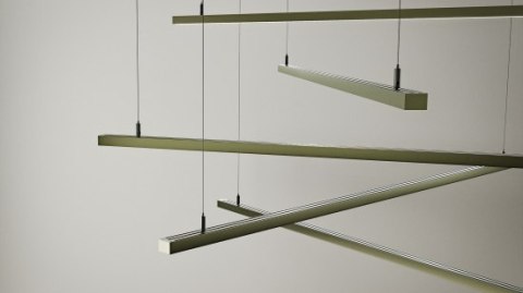 Profil aluminiowy LED typ ALBA czarny lakierowany 1 m