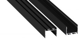 Profil LED LUMINES typ alba czarny lakierowany 2,02 m