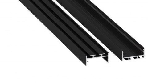 Profil aluminiowy LED typ ARIA czarny lakierowany 1 m
