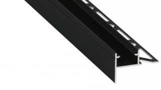Profil aluminiowy LED MITO czarny lakierowany 1 m