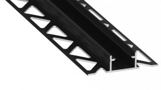 Profil aluminiowy LED NIPO czarny lakierowany 1 m