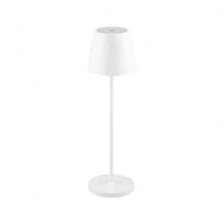 Lampka stołowa nocna V-TAC 2W LED 38cm ładowanie ściemnianie IP54 biała VT-7522 3000K 200lm
