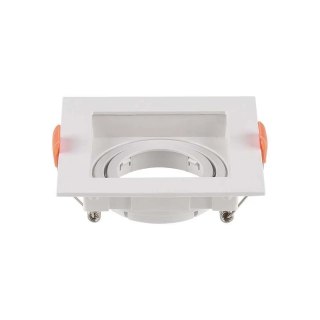 Oczko V-TAC GU10 wpuszczane kwadrat białe VT-933-W 3 lata gwarancji