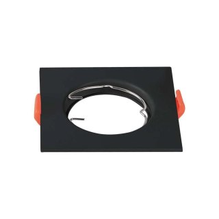 Oczko V-TAC GU10 wpuszczane kwadrat czarne (opak. 2 szt) VT-930 3 lata gwarancji