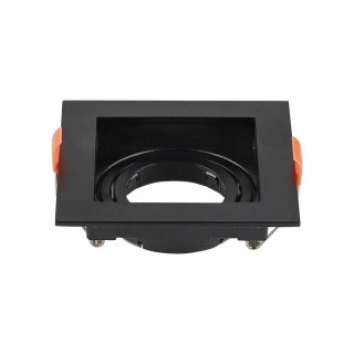 Oczko V-TAC GU10 wpuszczane kwadrat czarne VT-933-B 3 lata gwarancji