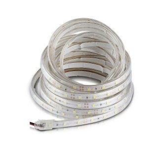 Taśma LED V-TAC 12V SMD3528 300LED IP65 rękaw 4,2W/m VT-3528 60-IP65 3000K 420lm