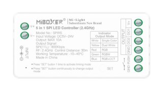 MiBoxer KONTROLER 5-24V 10A RF SPI 5 w 1