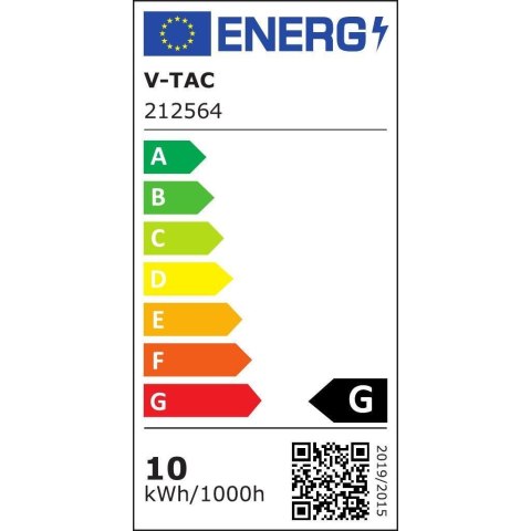 Taśma LED V-TAC SMD5050 300LED 24V IP65 rękaw 10W/m VT-5050 60-IP65 6400K 830lm