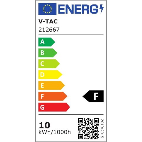 Taśma LED V-TAC bezpunktowa COB 420LED 24V 10W/m VT-COB 3000K 960lm