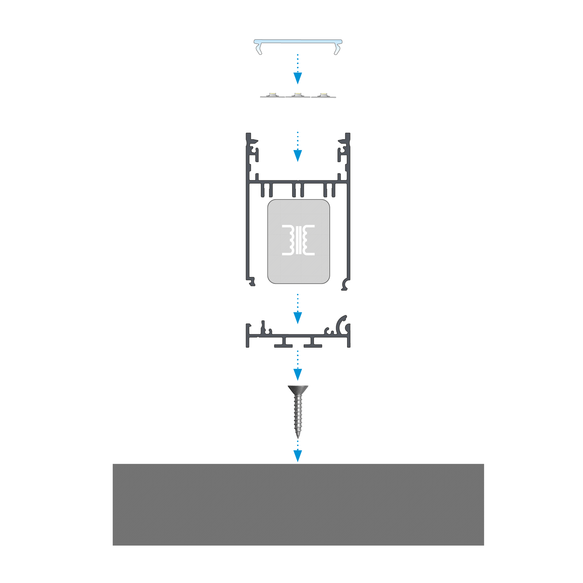 Grafika montażowa systemu FOLDO M1 — FOLDO_02_FOLDO2.